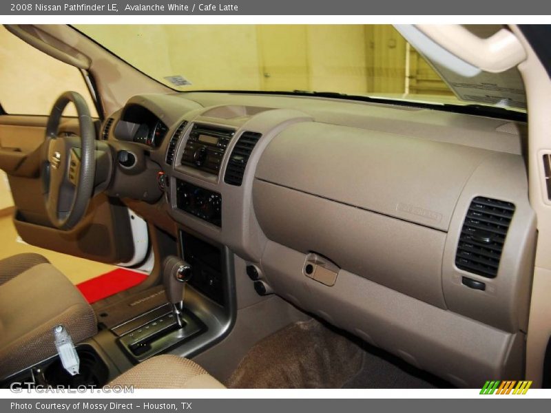 Avalanche White / Cafe Latte 2008 Nissan Pathfinder LE