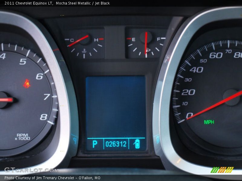 Mocha Steel Metallic / Jet Black 2011 Chevrolet Equinox LT