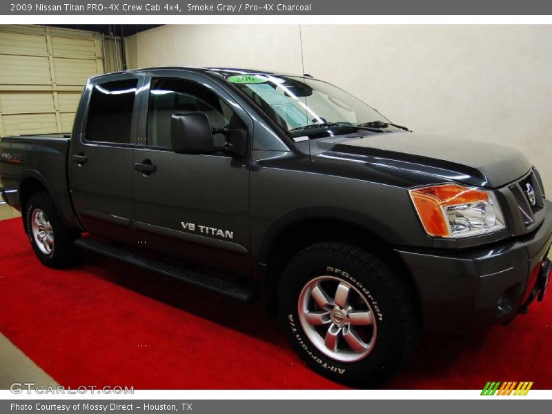 Smoke Gray / Pro-4X Charcoal 2009 Nissan Titan PRO-4X Crew Cab 4x4