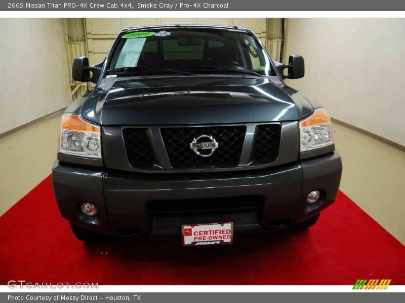 Smoke Gray / Pro-4X Charcoal 2009 Nissan Titan PRO-4X Crew Cab 4x4