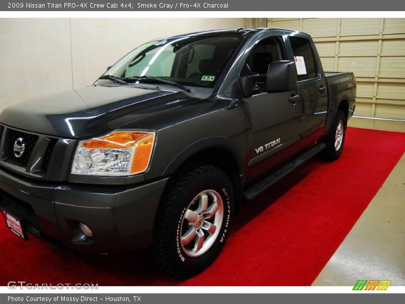 Smoke Gray / Pro-4X Charcoal 2009 Nissan Titan PRO-4X Crew Cab 4x4