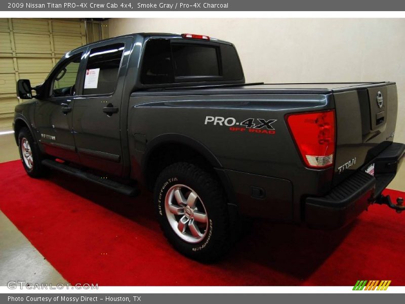 Smoke Gray / Pro-4X Charcoal 2009 Nissan Titan PRO-4X Crew Cab 4x4