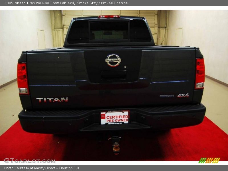 Smoke Gray / Pro-4X Charcoal 2009 Nissan Titan PRO-4X Crew Cab 4x4