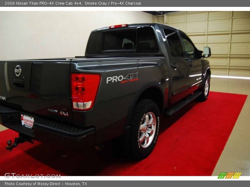 Smoke Gray / Pro-4X Charcoal 2009 Nissan Titan PRO-4X Crew Cab 4x4