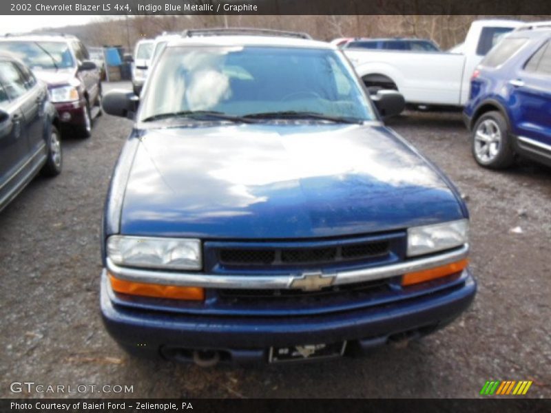 Indigo Blue Metallic / Graphite 2002 Chevrolet Blazer LS 4x4