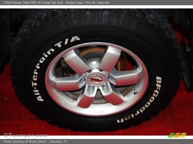 Smoke Gray / Pro-4X Charcoal 2009 Nissan Titan PRO-4X Crew Cab 4x4