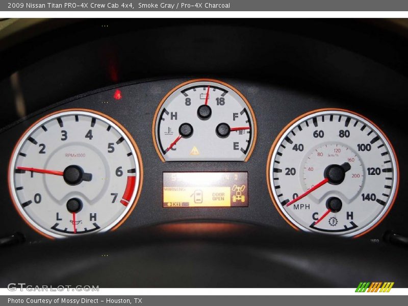 Smoke Gray / Pro-4X Charcoal 2009 Nissan Titan PRO-4X Crew Cab 4x4
