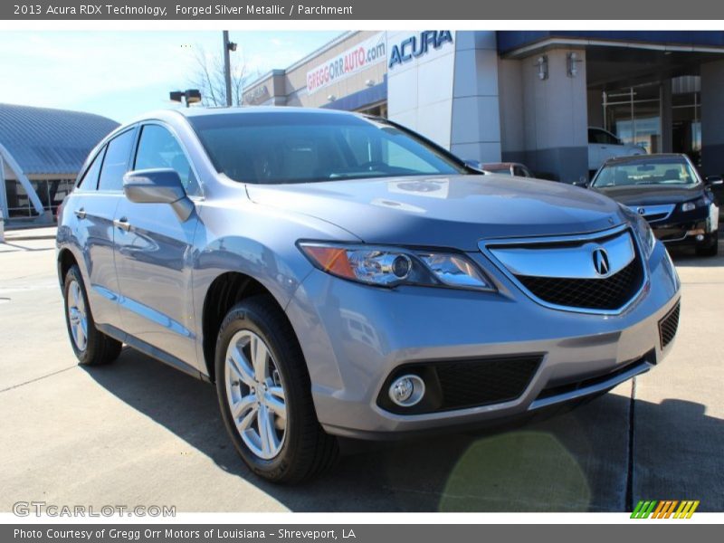 Forged Silver Metallic / Parchment 2013 Acura RDX Technology
