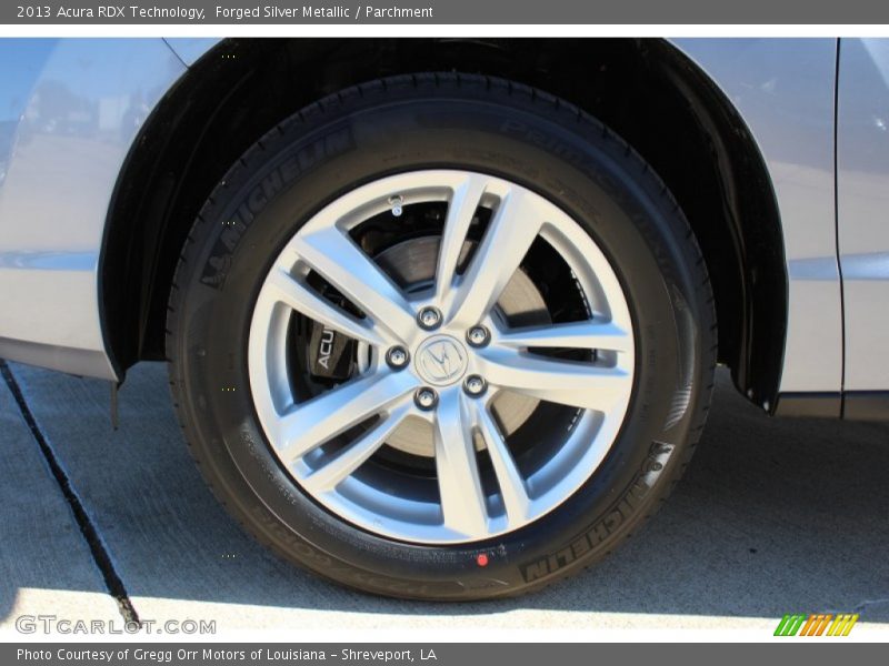 Forged Silver Metallic / Parchment 2013 Acura RDX Technology