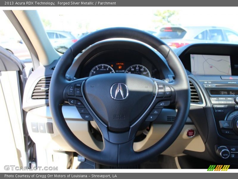 Forged Silver Metallic / Parchment 2013 Acura RDX Technology