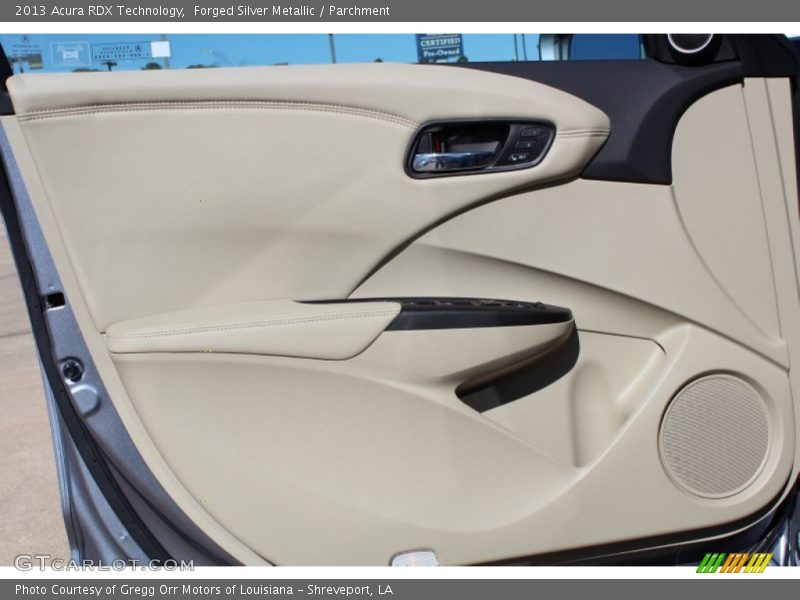 Forged Silver Metallic / Parchment 2013 Acura RDX Technology