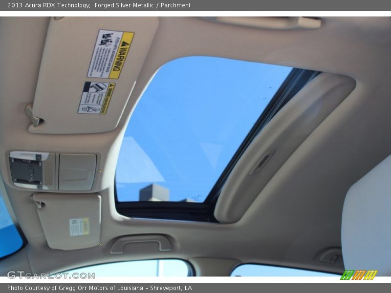 Forged Silver Metallic / Parchment 2013 Acura RDX Technology