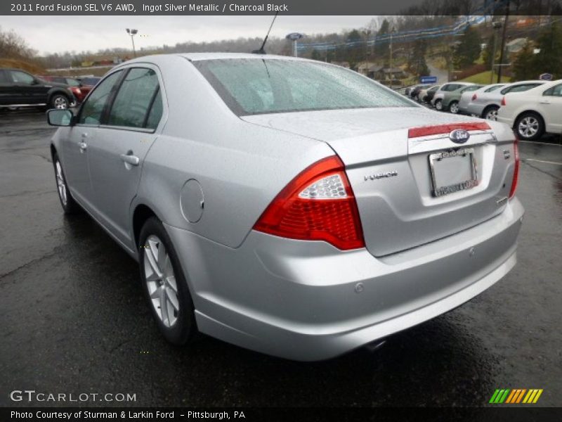 Ingot Silver Metallic / Charcoal Black 2011 Ford Fusion SEL V6 AWD
