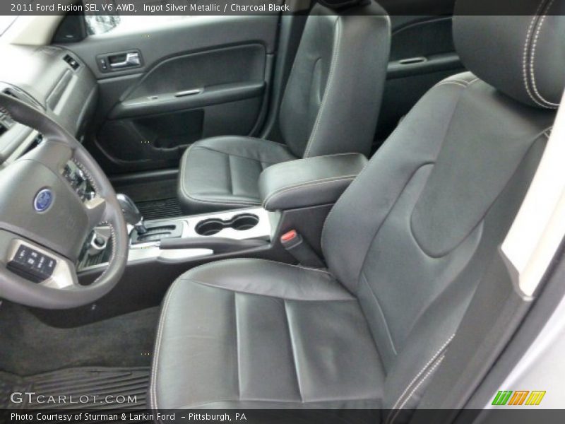 Ingot Silver Metallic / Charcoal Black 2011 Ford Fusion SEL V6 AWD