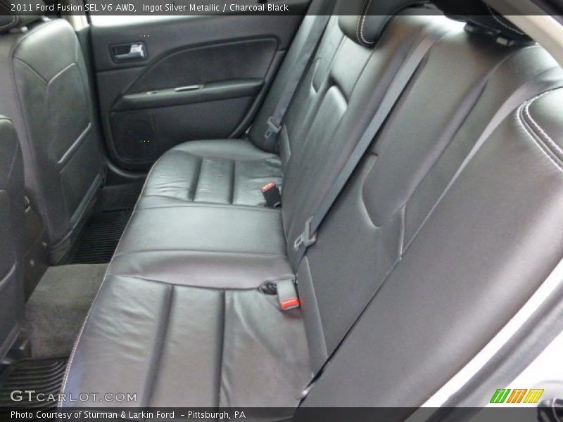 Ingot Silver Metallic / Charcoal Black 2011 Ford Fusion SEL V6 AWD