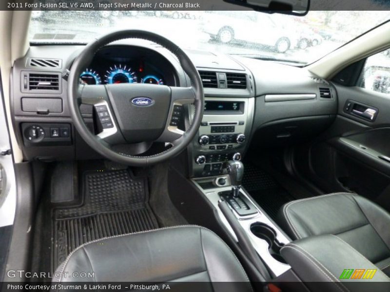 Charcoal Black Interior - 2011 Fusion SEL V6 AWD 