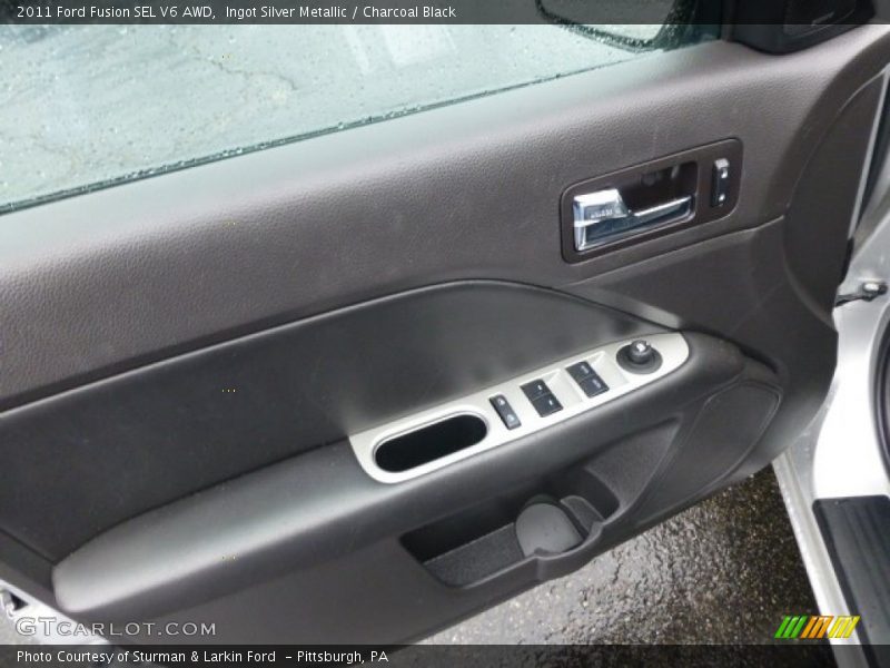 Ingot Silver Metallic / Charcoal Black 2011 Ford Fusion SEL V6 AWD
