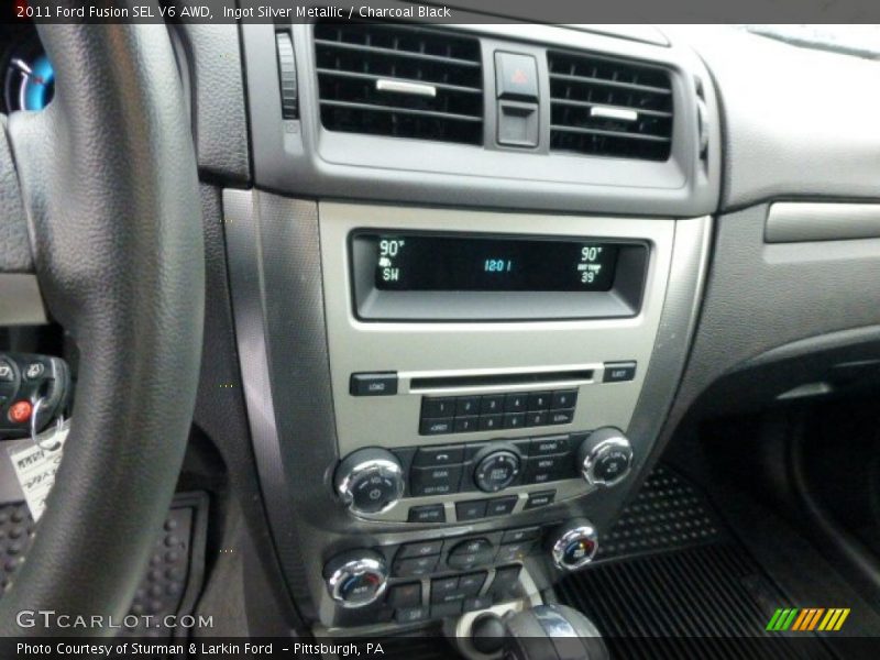 Ingot Silver Metallic / Charcoal Black 2011 Ford Fusion SEL V6 AWD