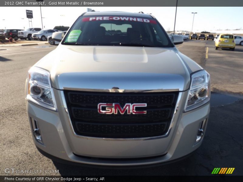 Gold Mist Metallic / Brownstone 2012 GMC Terrain SLT