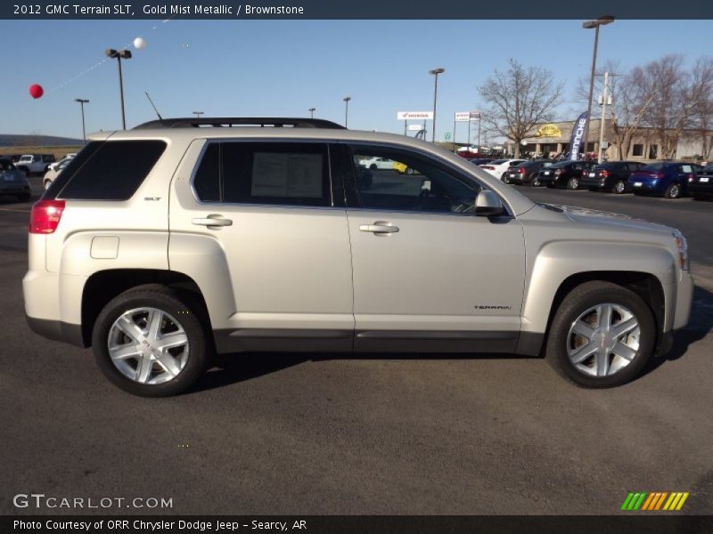 Gold Mist Metallic / Brownstone 2012 GMC Terrain SLT