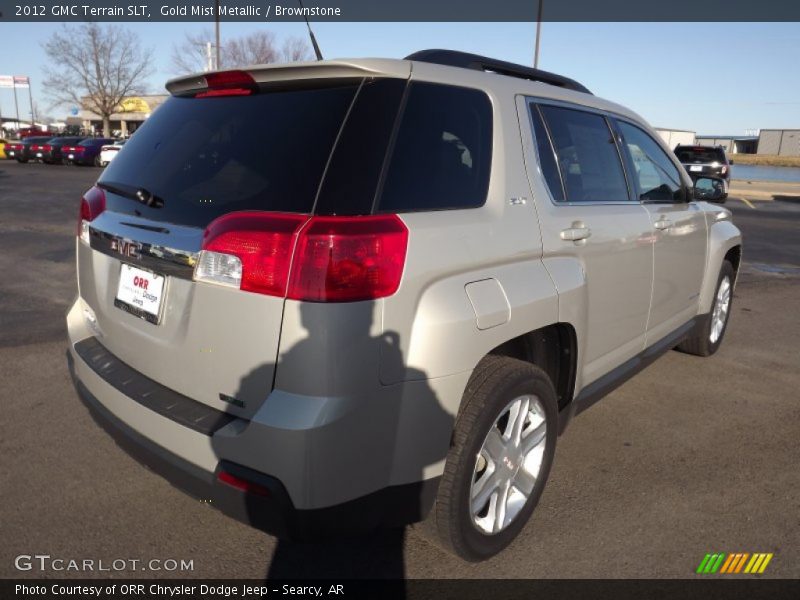 Gold Mist Metallic / Brownstone 2012 GMC Terrain SLT