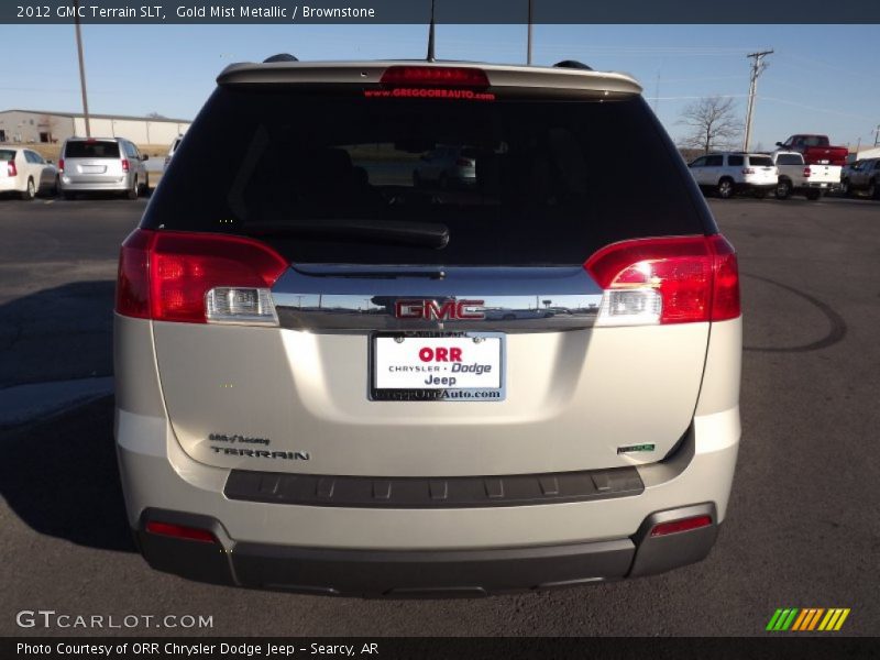 Gold Mist Metallic / Brownstone 2012 GMC Terrain SLT