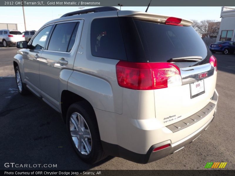 Gold Mist Metallic / Brownstone 2012 GMC Terrain SLT