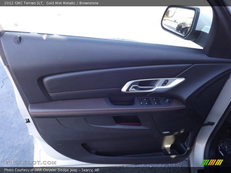 Gold Mist Metallic / Brownstone 2012 GMC Terrain SLT