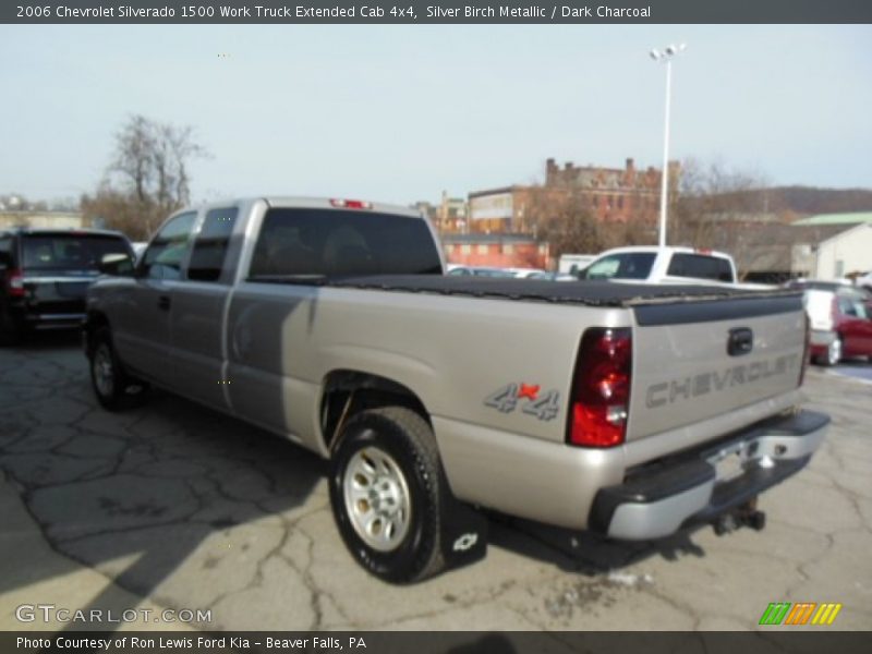 Silver Birch Metallic / Dark Charcoal 2006 Chevrolet Silverado 1500 Work Truck Extended Cab 4x4