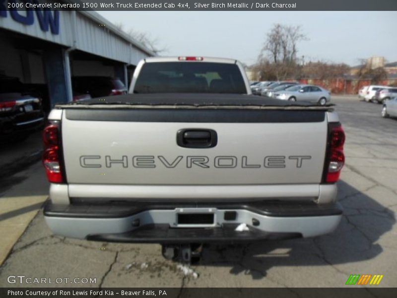 Silver Birch Metallic / Dark Charcoal 2006 Chevrolet Silverado 1500 Work Truck Extended Cab 4x4