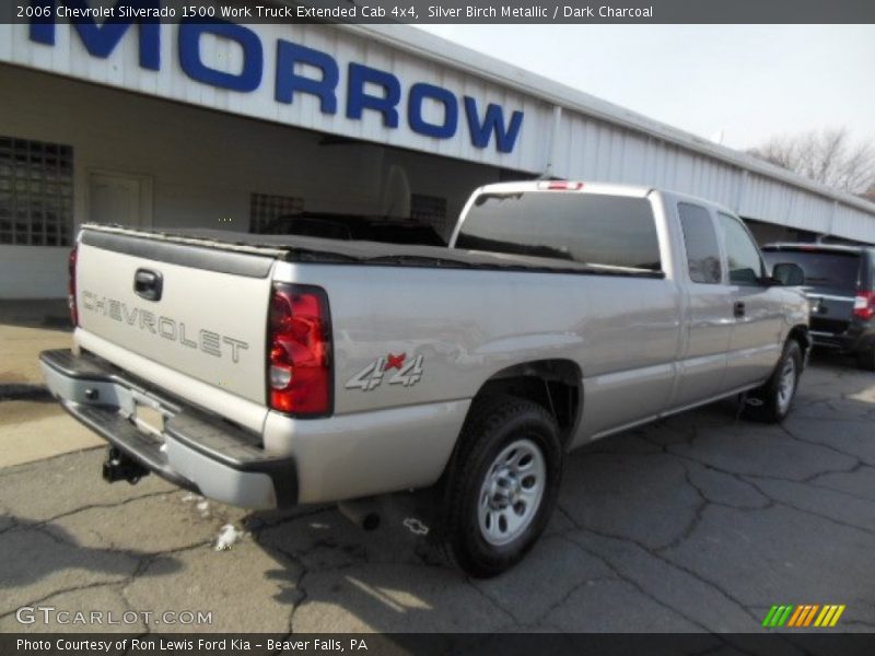 Silver Birch Metallic / Dark Charcoal 2006 Chevrolet Silverado 1500 Work Truck Extended Cab 4x4