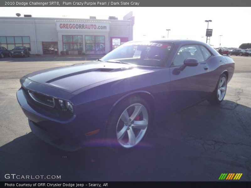 Plum Crazy Purple Pearl / Dark Slate Gray 2010 Dodge Challenger SRT8