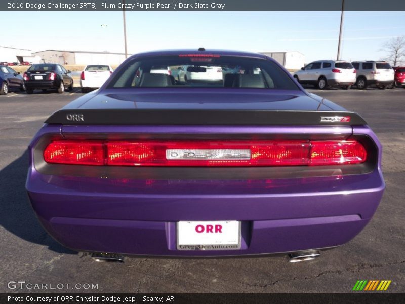 Plum Crazy Purple Pearl / Dark Slate Gray 2010 Dodge Challenger SRT8