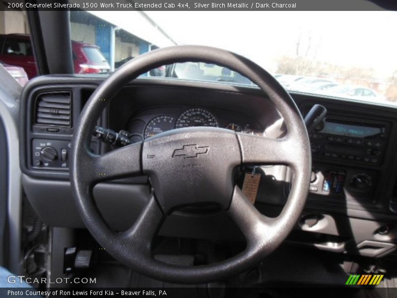 Silver Birch Metallic / Dark Charcoal 2006 Chevrolet Silverado 1500 Work Truck Extended Cab 4x4