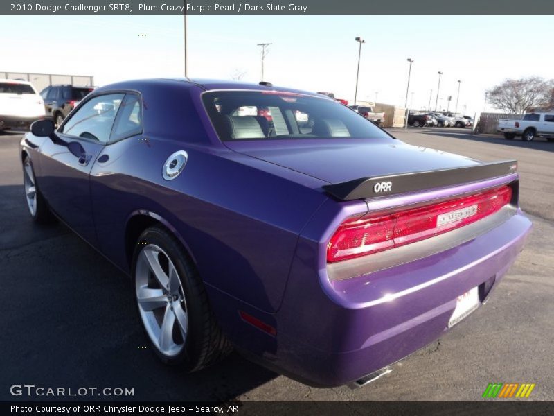 Plum Crazy Purple Pearl / Dark Slate Gray 2010 Dodge Challenger SRT8