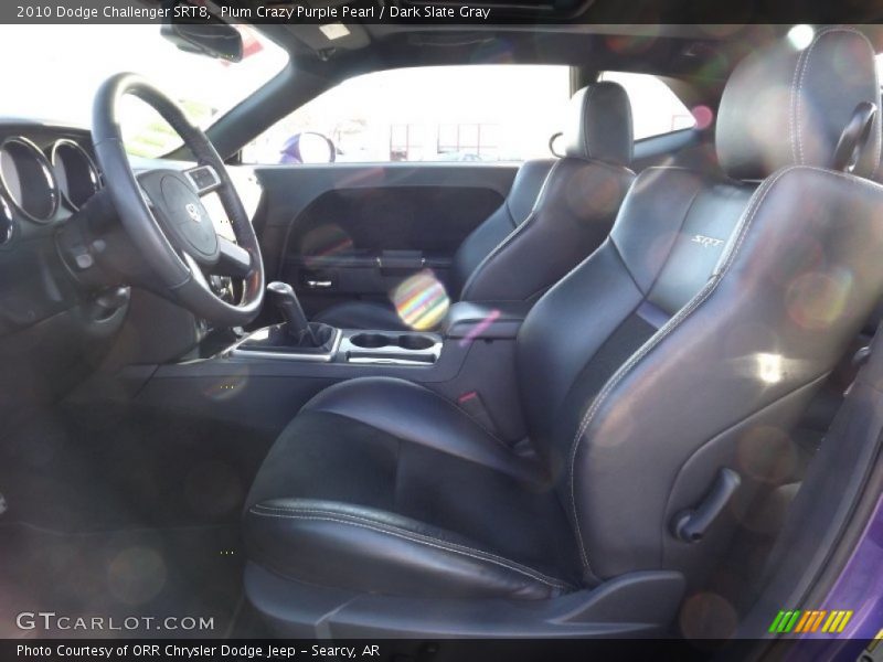 Front Seat of 2010 Challenger SRT8