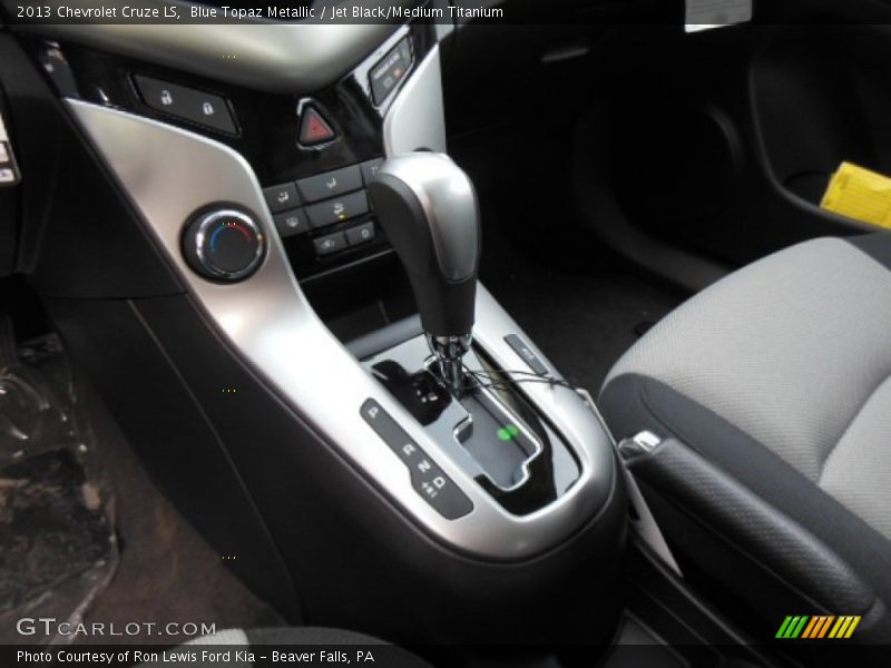 Blue Topaz Metallic / Jet Black/Medium Titanium 2013 Chevrolet Cruze LS