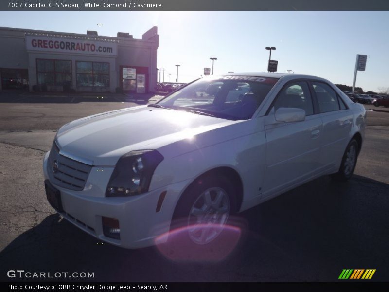 White Diamond / Cashmere 2007 Cadillac CTS Sedan