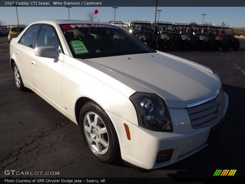 White Diamond / Cashmere 2007 Cadillac CTS Sedan
