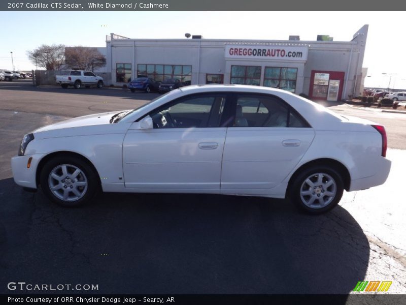 White Diamond / Cashmere 2007 Cadillac CTS Sedan