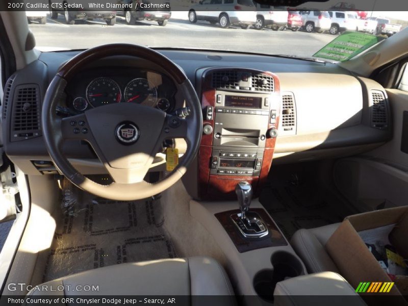 White Diamond / Cashmere 2007 Cadillac CTS Sedan