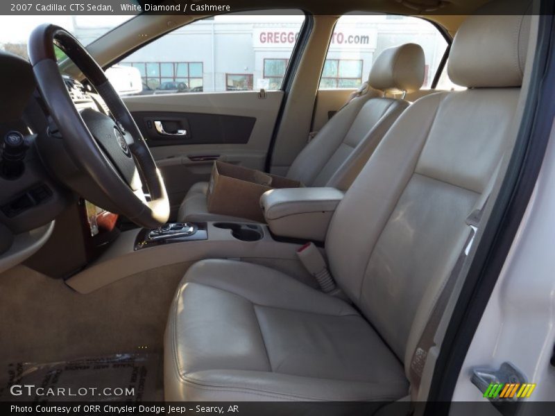 White Diamond / Cashmere 2007 Cadillac CTS Sedan