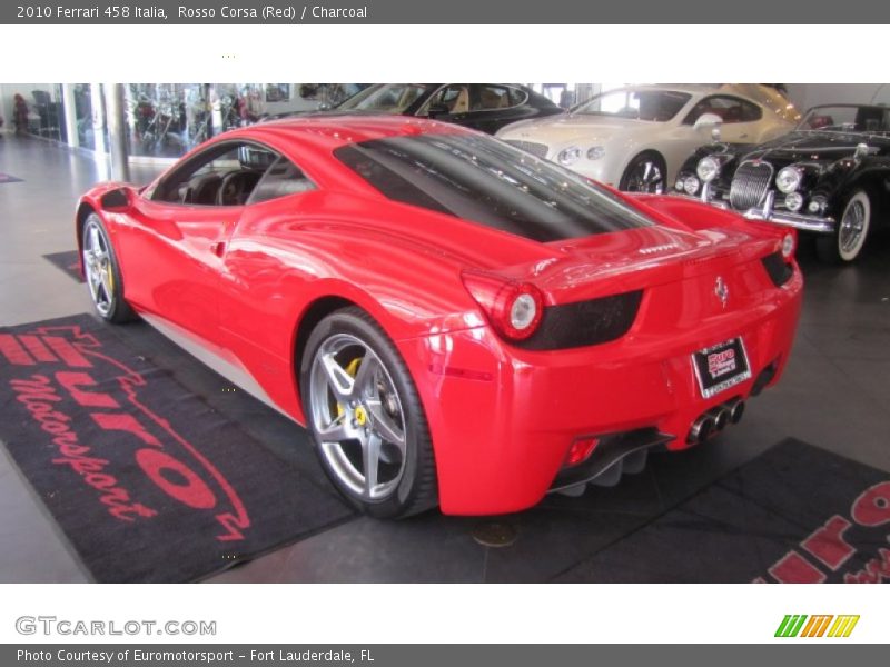 Rosso Corsa (Red) / Charcoal 2010 Ferrari 458 Italia