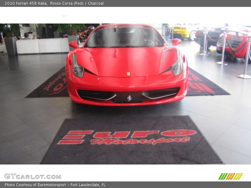 Rosso Corsa (Red) / Charcoal 2010 Ferrari 458 Italia