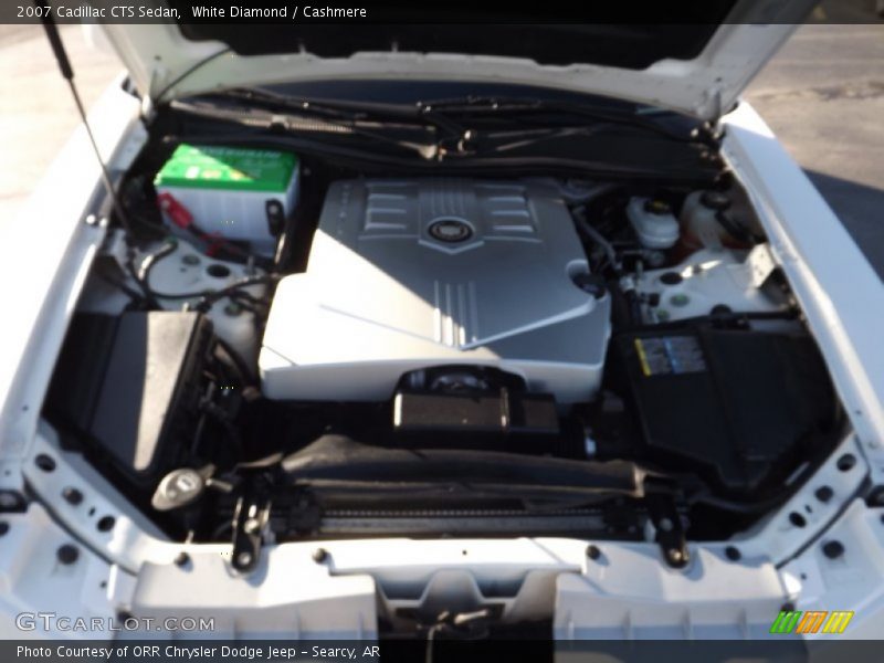 White Diamond / Cashmere 2007 Cadillac CTS Sedan