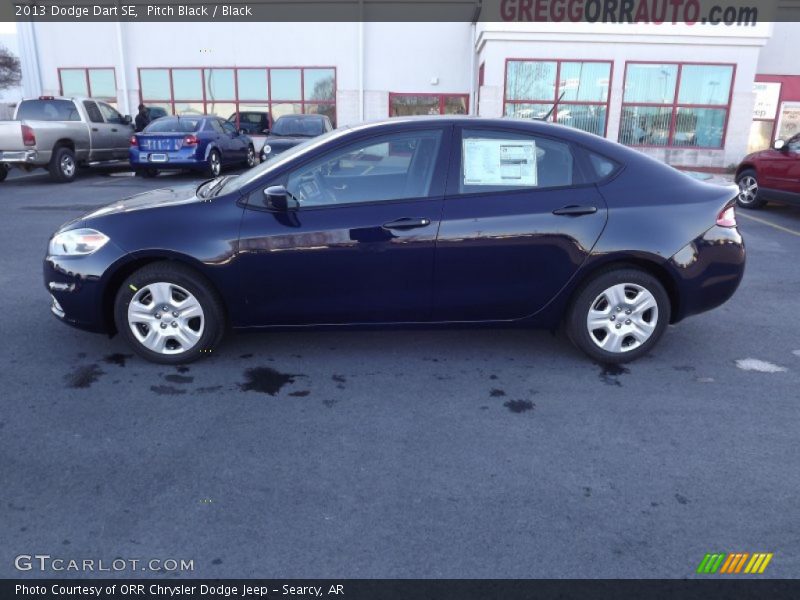 Pitch Black / Black 2013 Dodge Dart SE