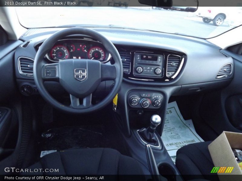 Dashboard of 2013 Dart SE