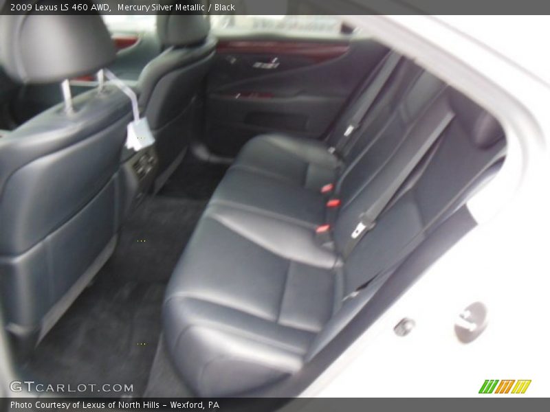 Mercury Silver Metallic / Black 2009 Lexus LS 460 AWD