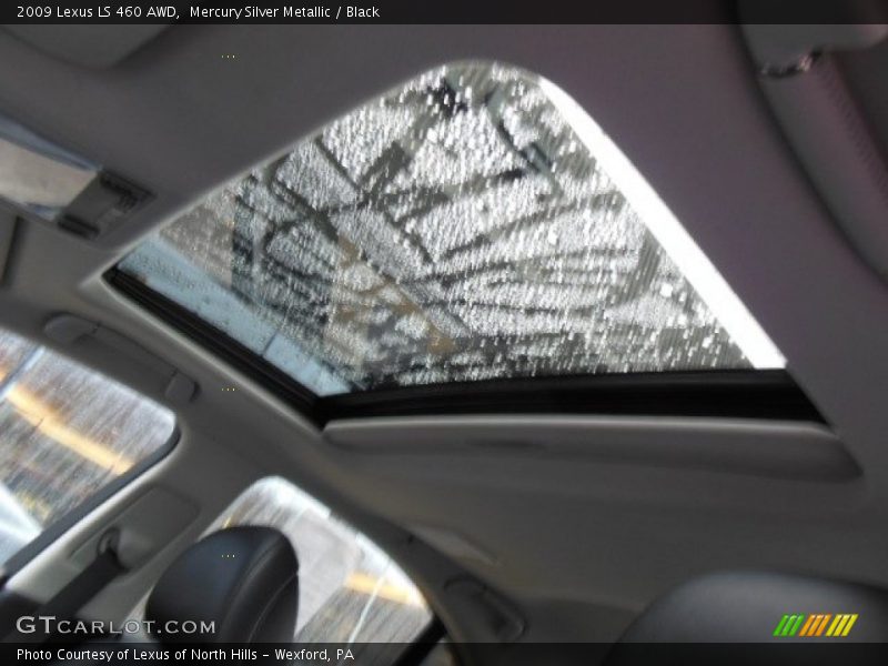 Mercury Silver Metallic / Black 2009 Lexus LS 460 AWD