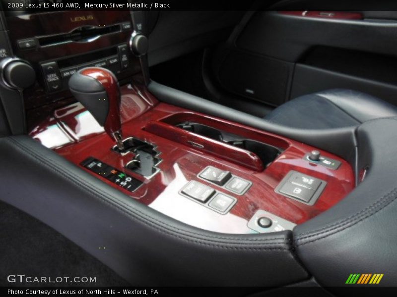 Mercury Silver Metallic / Black 2009 Lexus LS 460 AWD